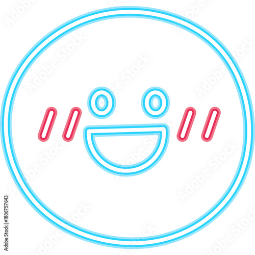 Neon Emoji Doodle Icon