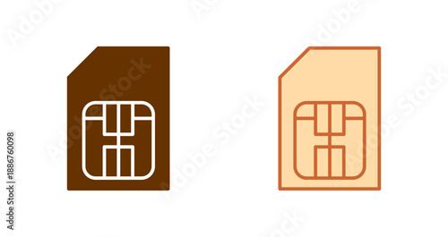 SIM Card Icon Design