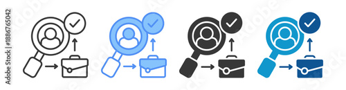 Prospect Icon Set Multiple Style Collection