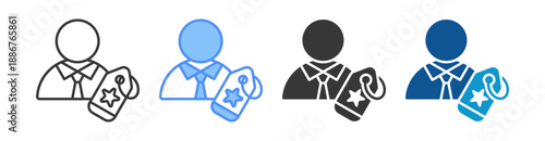 Branding Icon Set Multiple Style Collection