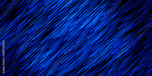 Abstract colorful background with bright neon rays and glowing lines going up. blue neon lines or light stripes. Speed ​​of light