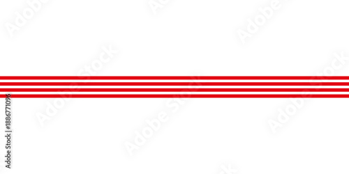 Vertical red and white stripes background. Seamless and repeating pattern. Christmas holiday Vector Pattern.