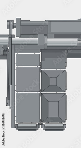 Minimalist Sliding Door Hardware Technical Blueprint For Interior Design Projects