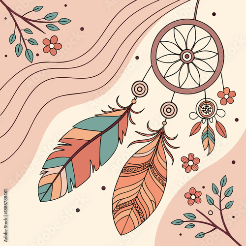 abstract floral background