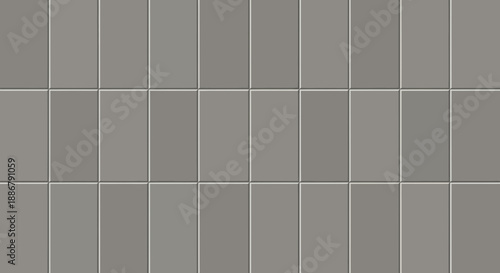 Modern Gray Subway Tile Seamless Pattern For Contemporary Backgrounds And Textures