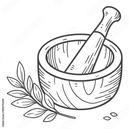 Local handmade wooden oil stirring stick for cooking and kitchen use, featuring a rustic, natural finish. Essential utensil.