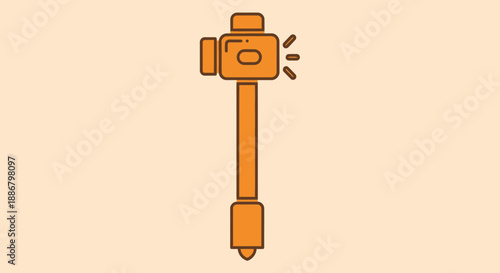 Modern Vlogging Tool Capturing Bright Moments A Contemporary Media Gadget For Content Creators