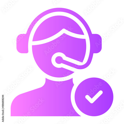 broadcasting gradient icon