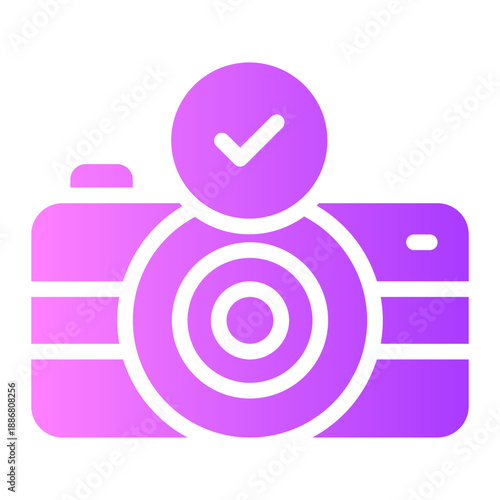camera gradient icon