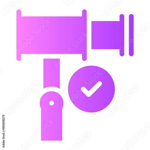 gimbal gradient icon
