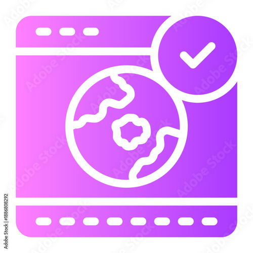 browser gradient icon