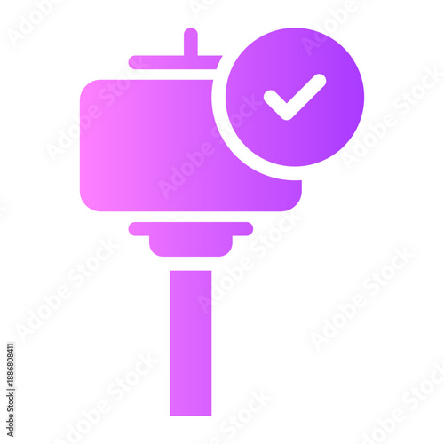 tripod gradient icon