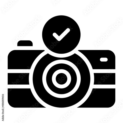 camera glyph icon