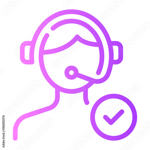 broadcasting gradient icon