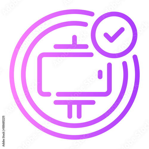 ring light gradient icon