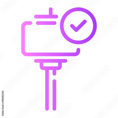 tripod gradient icon