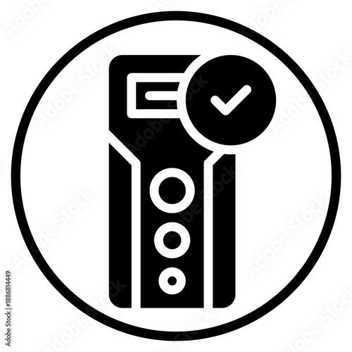 pc tower glyph icon