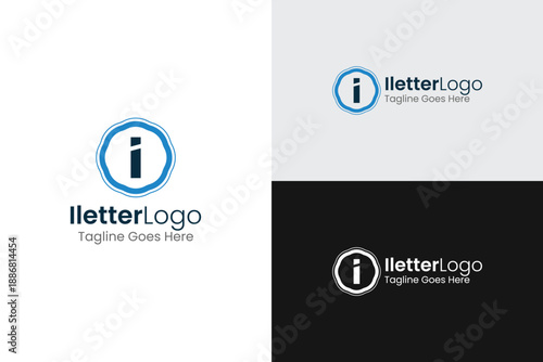 Minimal I Letter Logo