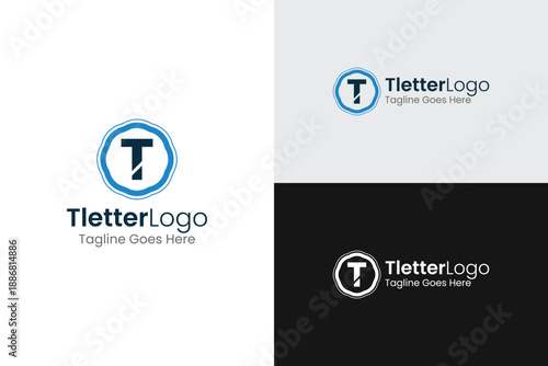 Minimal T Letter Logo Template