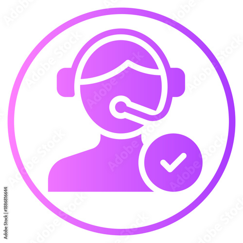 broadcasting gradient icon