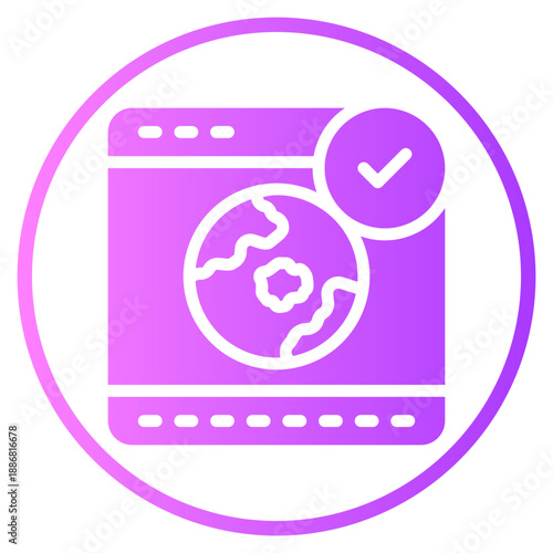 browser gradient icon