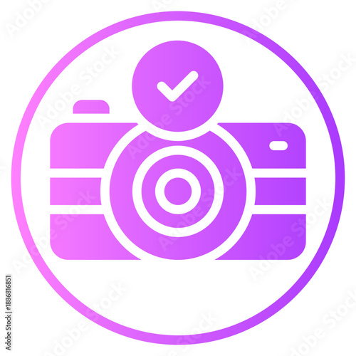 camera gradient icon