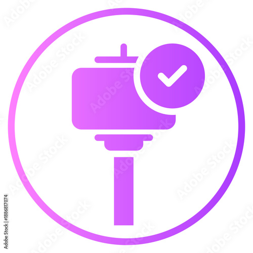 tripod gradient icon