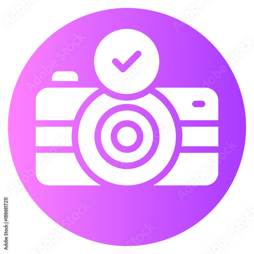 camera gradient icon