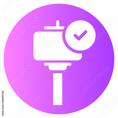 tripod gradient icon