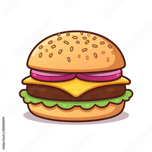 Cheese Burger Very delicious design