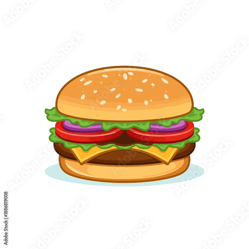 Cheese Burger Very delicious design