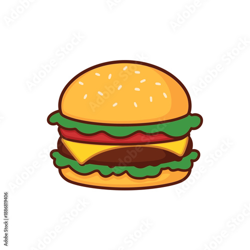 Cheese Burger Very delicious design