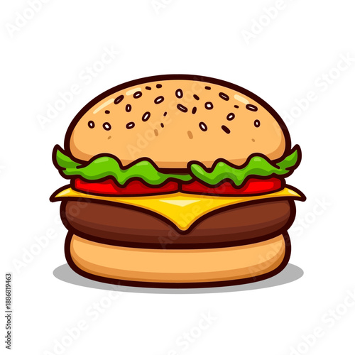 Cheese Burger Very delicious design