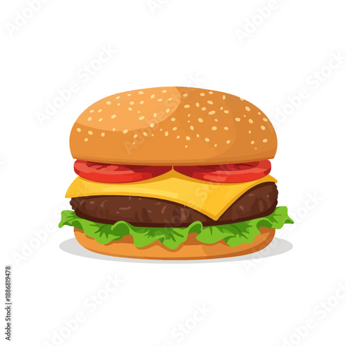 Cheese Burger Very delicious design