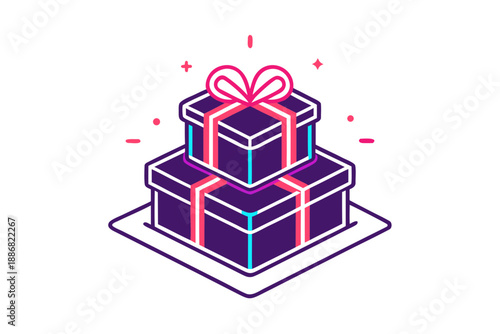 gift box vector illustration