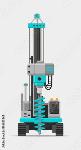 Powerful Geotechnical Drilling Rig For Subsurface Investigations And Resource Extraction