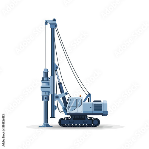 Powerful Piling Rig Foundation Drilling Machine Heavy Construction Equipment
