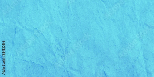 Vintage crumpled parchment paper texture background with blue stains and weathered deal for scrapbooking, historical document mockup.