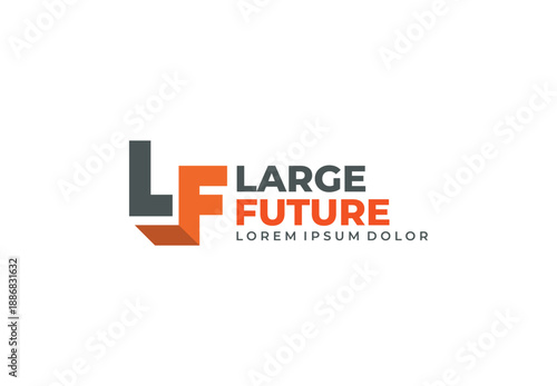 Letter LF concept logo design for your branding and identity