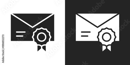 Grant Icon In Black And White Glyph Style