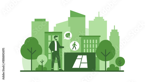 Urban Sustainable Development Promoting Ecology And Active Lifestyle In Green City