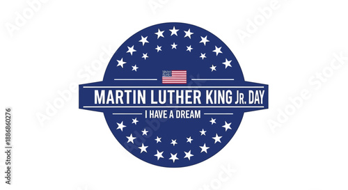 Martin Luther King Jr. Day "I Have a Dream" Speech Celebration Graphic Design
