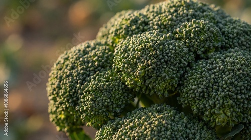 A close-up view of fresh an...