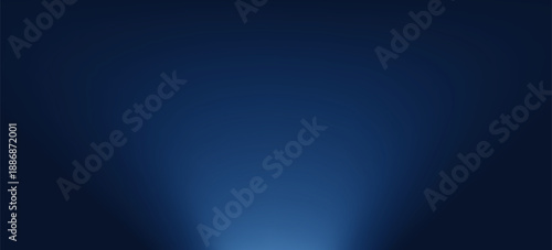 Artistic abstract Blue gradient background with grainy noise
