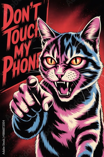 Don't touch my phone wallpaper