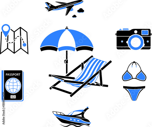 Vacation Time and Tourism Concept