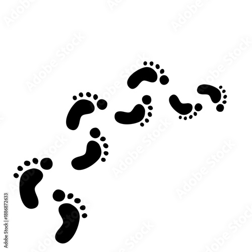 Footsteps Illustration