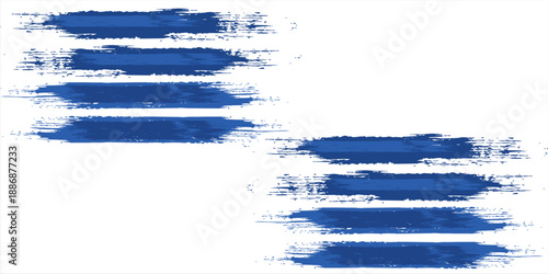 Abstract Blue and White Grunge Background with Halftone Style. Brush Stroke Illustration for Banner, Poster or Sports.