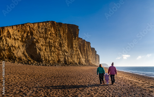 Tableau sur toile views around west Bay Dorset ENgland