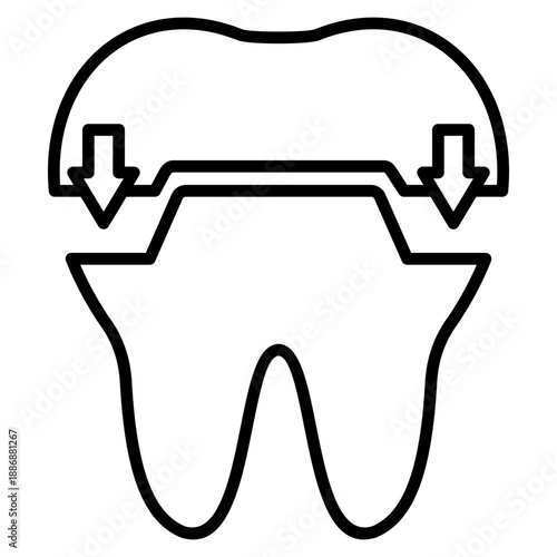 Dental Crown Icon For Design Elements